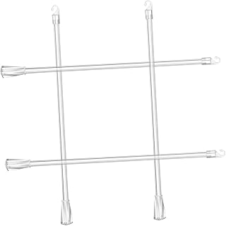 DOITOOL 4pcs Blind Wand Replacement with Hook 19 Inch PP for Window Shades