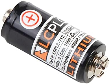 LCPLC-712 PLC Replacement Batteries - 3-Volt Lithium Manganese Dioxide Batteries for B9508, 5431386, 2459154-0002 - Non-Rechargeable 1200mAh 3V Lithium Battery for Programable Logic Controllers