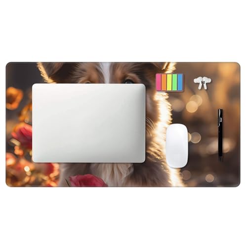 Tapis de souris durable HYTTER grand format avec base en caoutchouc haute adhérence - 5