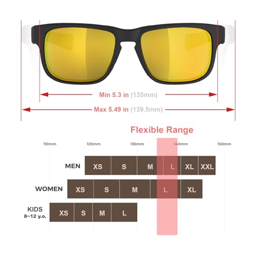 Image of Floating Polarized Fishing Sunglasses Saltwater Resistant Lenses That Coating Won't Peel Rub off
