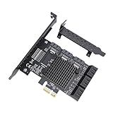 Generic PCI E auf 9 Port Serial ATA 3.0 Controller-Adapter, Stabile und Sichere Datenübertragung...