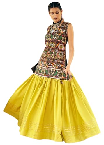 Tissu rayonne brodé pour Lehenga de fête sans inconfort avec dentelle dos 15559
