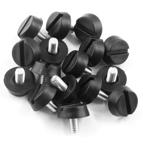 Treely 16Pcs M6 X 10 X 20Mm Leveling Feet Screw On Furniture Glide For Furniture Legs #TOP18