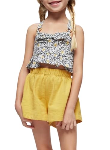 Conjunto short top Mayoral con estampado alegre y elástico confortable 5