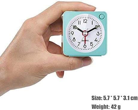 DACONGMING Mini Réveil Analogique Nostalgique, Table De Chevet Avec Alarme Bruyante, Réveil Analogique, Adapté Aux Enfants, Adolescents (noir, Taille Unique