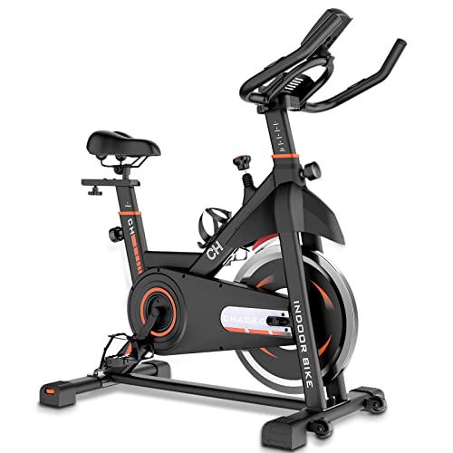 Exercise Bike, CHAOKE Stationary Bike for Home, Indoor Cycling Bike ...