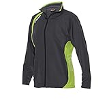 Stanno Toronto Taslan Top Full Zip Damen - anthracite-green, Größe Stanno:S
