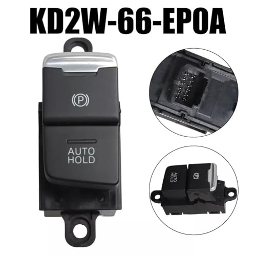 Botón de Freno de Mano Eléctrico Mazda CX-5 KD2W-66-EP0A Acabado de Precisión 3