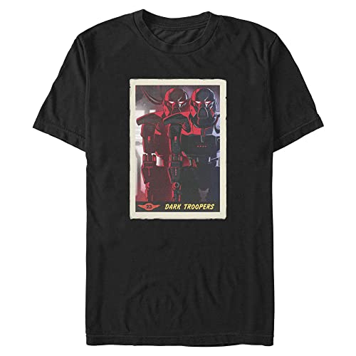 T-shirt Star Wars homme grande taille 3XL noir imprimé Mandalorian Dark Trooper