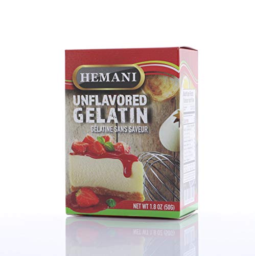 Unflavored Vegetarian Gelatin (1.8 oz) 50g | 100% Halal, Kosher, & Vegetarian Gelatin
