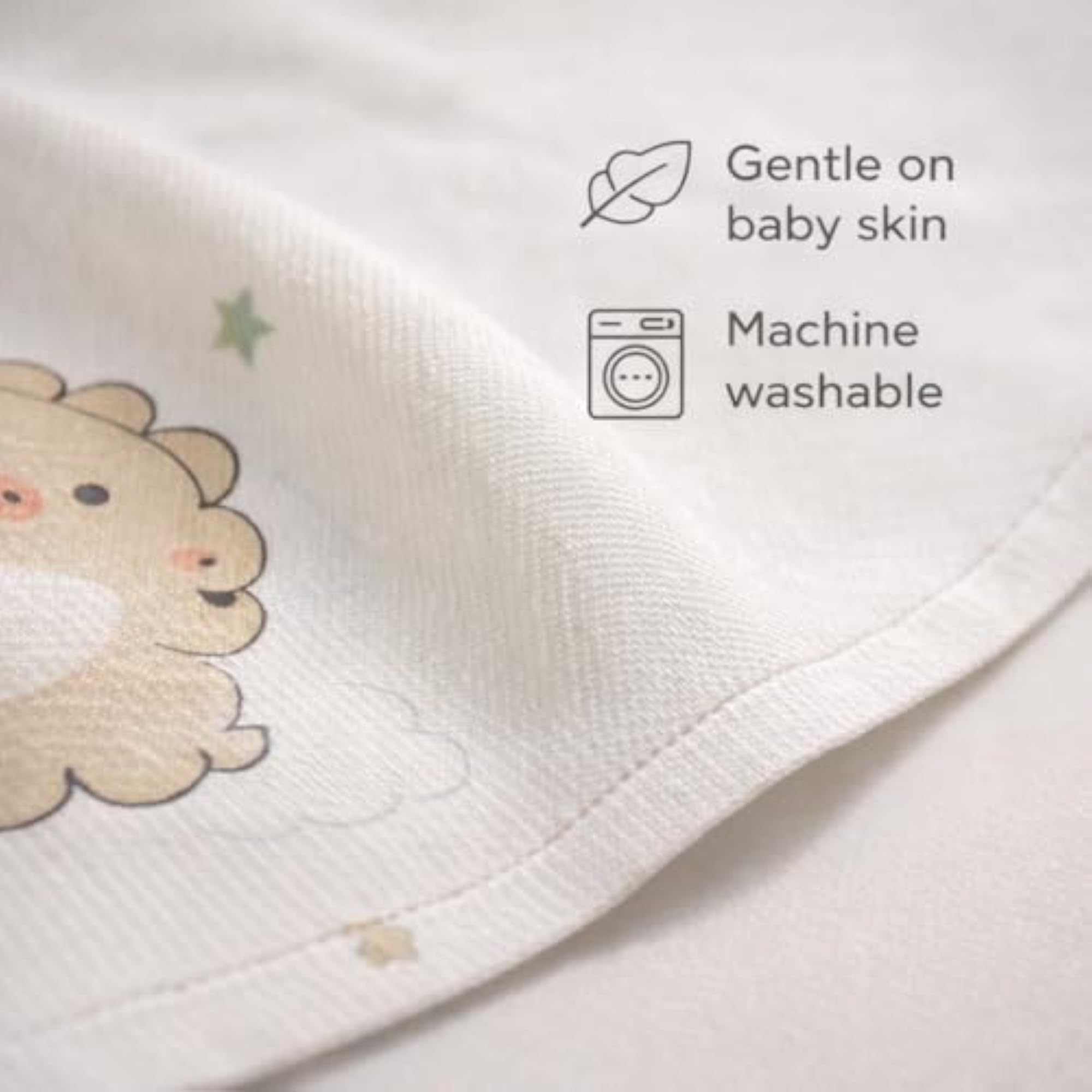 100% Bamboo Cotton Baby Blanket, Super Soft & Breathable