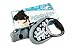 Dog Retractable Leash Black White Pet Paw Prints Free Waste Bags One Button Break and Lock 16ft for Small Medium Dogs up to 44lbs Waste Bag Holder Bone Rubber Grip Nylon Leash Set in Box Paladin Pets