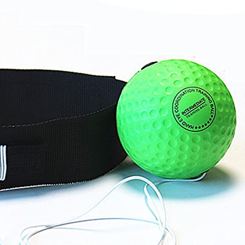 Vaveren 2X Boxing Ball Punching Ball Improve Hand Eye Coordination React Balls Ball with Headband for Exercise Women Men