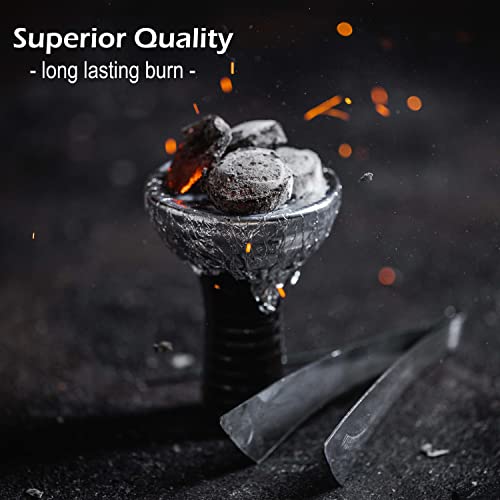 Hookah Coals And Flavors Set, 100 Woodbine Charcoal Discs And 5 Hydro Herbal Hookah Accessories Set #TOP2