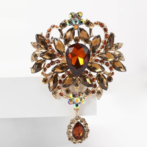 Broche en strass de qualité supérieure bijou chic Dame 81 - 3