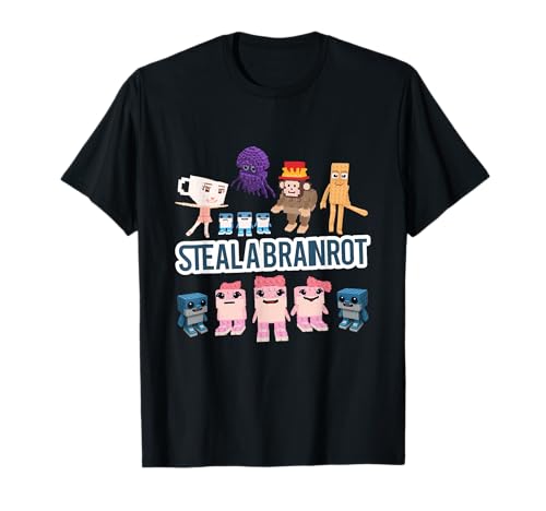 Steal a Brain Rot Shirt Funny Gamer Design T-Shirt