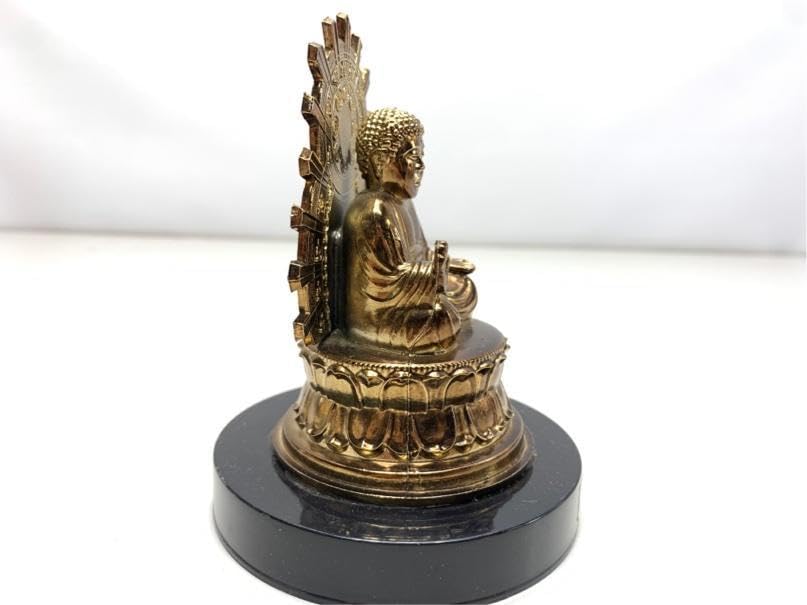 Amazon.co.jp: 奈良 仏像 置物 金色 ゴールド 縁起物 アンティーク