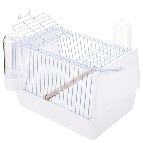 Sosoport Parrot Travel Carrier Portable Birdcage Steel Carrying Cage Bird Carrier Bird Cage for Travel