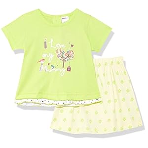 EASYBUY Girl’s Regular Baby and Toddler T-Shirt Set