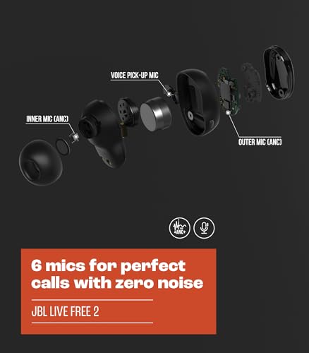 JBL Live Free 2 TWS - Noise Cancelling Earbuds - Blue - image 6