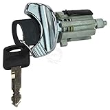Komm mit Schlüssel HermosaUKnight Zündschlosszylinder Mit Schlüssel Für Ford Mercury Lincoln Modelle Silber