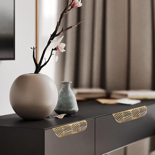 Poignées de bord en feuille d'or brossé pour customiser une commode - 7