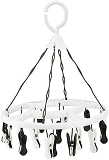 culiclean Dryer with 16 Soft Clip Pegs (white with Pegs white-black)