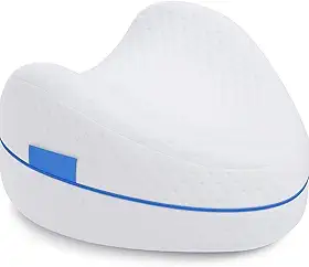 Travesseiro Ergonômico de Joelhos Viscoelástico de Memória para Pernas – Alívio e Conforto Noturno | Storeasy