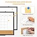 QUEENLINK Dry Erase Calendar Whiteboard for Wall, 24