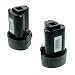 Produktbild 2x Ersatz Akku für Makita BL1013 194550-6 194551-4 10,8V 10.8V 1500mAh Li-ion