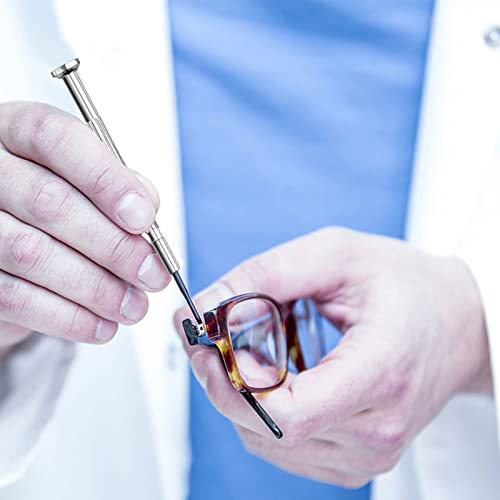 6Pcs Mini Screwdriver Set, Precision Small Screwdriver Kit For Jewelry Repair, Watch Repair, Eyeglass Repair. Premium Eyeglass Screwdrivers With 6 Different Size Flathead And Phillips #TOP4