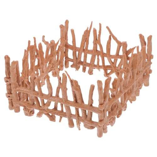 PartyKindom Recinzione in Miniatura in Plastica Recinzione Realistica Per Giardino Delle Fate Per Decorazioni Da Te Per Ufficio Domestico