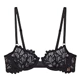 Savage X Fenty, Women's, Missy Savage Not Sorry Unlined Lace Balconette Bra, Underwire, Stretch Flor