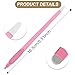 10PCS Disposable Microblading Eyebrow Pen – Nano Blade Tattoo Hand Tool with Pigment Sponge for Precise Brow Shaping (10PCS Pink Pen 0.15 18U-Type A)