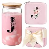 AYGXU Personalized Glass Cup and Jewelry Box