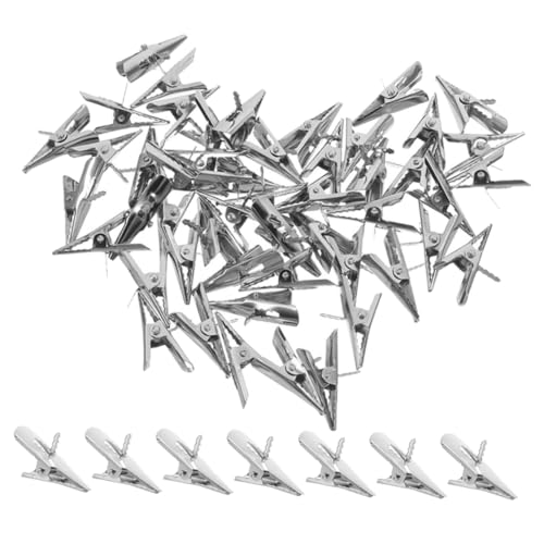 PRETYZOOM 100pcs Ornament Clips for Christmas Tree and Wreath Decoration Unobtrusive Hanger Hooks for Effortless Holiday Decorating User Friendly Flower and Ornament Clips