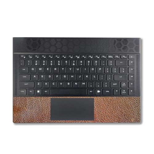 Image of MightySkins Skin Compatible with Alienware X14 R2 (2023) Full Wrap Kit - Brown Pleather | Protective, Durable, and Unique Vinyl Decal wrap Cover | Easy to Apply & Change Styles | Made in The USA