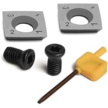 WCS-T-SR-15X15/2 Set of Two Piece 15x15x2.5mm-R50 TCT Carbide Tipped Arc Square Blade for M2051T.