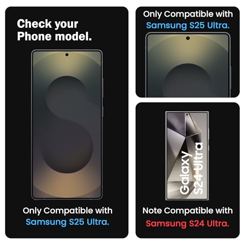Image of FIRST MART Military-Grade Matte Anti-Glare Tempered Glass for Samsung Galaxy S25 Ultra (6.8 Inch) With Installation Kit | Edge to Edge Coverage |Anti Glare, Bubble-Free [2 Pack]