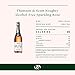 Thomson & Scott Noughty Sparkling Wine Bundle, 3 Rosé + 3 Chardonnay, Alcohol Free, Dealcoholized Non Alcoholic Wine, Light, Medium Sweetness, Low Acidity, Halal, 0% ABV, 750ml Bottle, 6 Pack