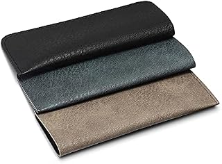 Eyeglasses Case 3 Pack, Reading Glasses Case Slim Soft Spectacles Pouch Spectacles Bag for Women Men Kids