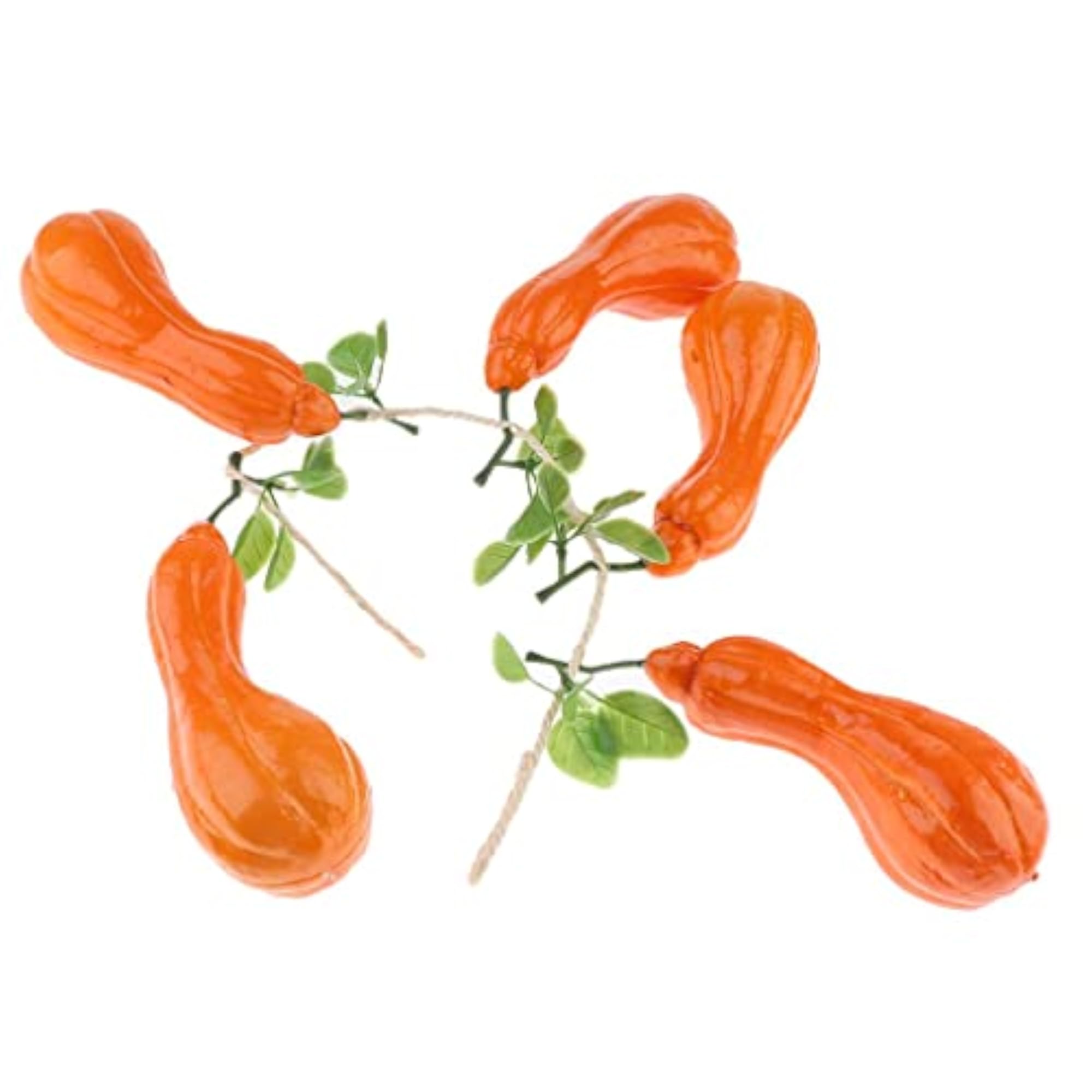 Artificial Vegetable Decor Lifelike Fake Simulation Pumpkin Long Pumpkin