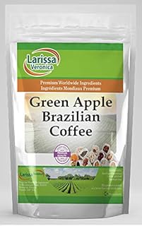 Green Apple Brazilian Coffee (Gourmet, Naturally Flavored, Whole Coffee Beans) (4 oz, ZIN: 552406)