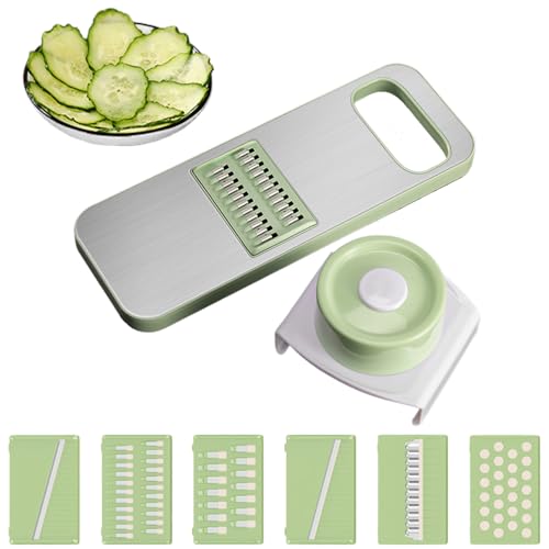 Cortador De Pepino - Rallador De Zanahoria Para Hogar | Picadora Rallador Manual Para Ajo Zanahoria Patata Queso,Ensalada Verduras Hogar Restaurante