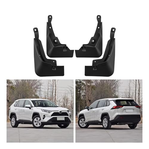Bavettes garde boue Toyota RAV4 protégeant le châssis lors des sorties - 2
