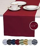 Akutana Red Table Runner 72 inch, Cranberry Dresser Scarf, Burgundy Outdoor Coffee Table Runner, Wat