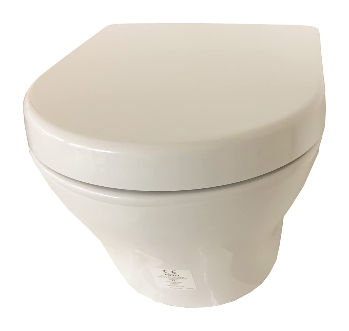 TOTO MH Series CW162Y bezkołnierzowa miska WC z głębokim spłukiwaniem z Tornado Flush w zestawie z deską sedesową TOTO VC10047N