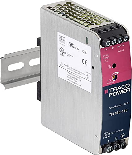 Bloc d'alimentation pour Rail DIN 48V TracoPower TIB 080-148 transformateur électrique 80W