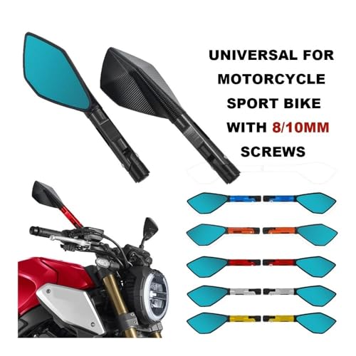 Espejo retrovisor de motocicleta de 8mm y 10mm para Hornet 600 y CB650R 2