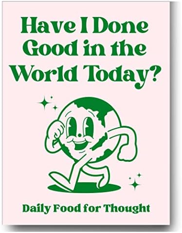 Retro Poster Wall Art Print, Have I Done Good in the World Today Motivational Trendy Posters, Pink and Green Cute Retro Posters for Room Aesthetic, Retro 60s 70s Poster, Cool Retro Wall Décor for Apartment, Bedroom, Classroom, Kids and Adults